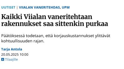 Screenshot 2025-05-25 at 19-40-47 Kaikki Viialan vaneritehtaan rakennukset saa sittenkin purkaa - Uutiset - Akaan Seutu.png
