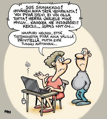 pitää huolta koneesta